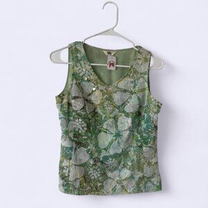 Lilly Pulitzer 2000 S Green Floral 0 Ace